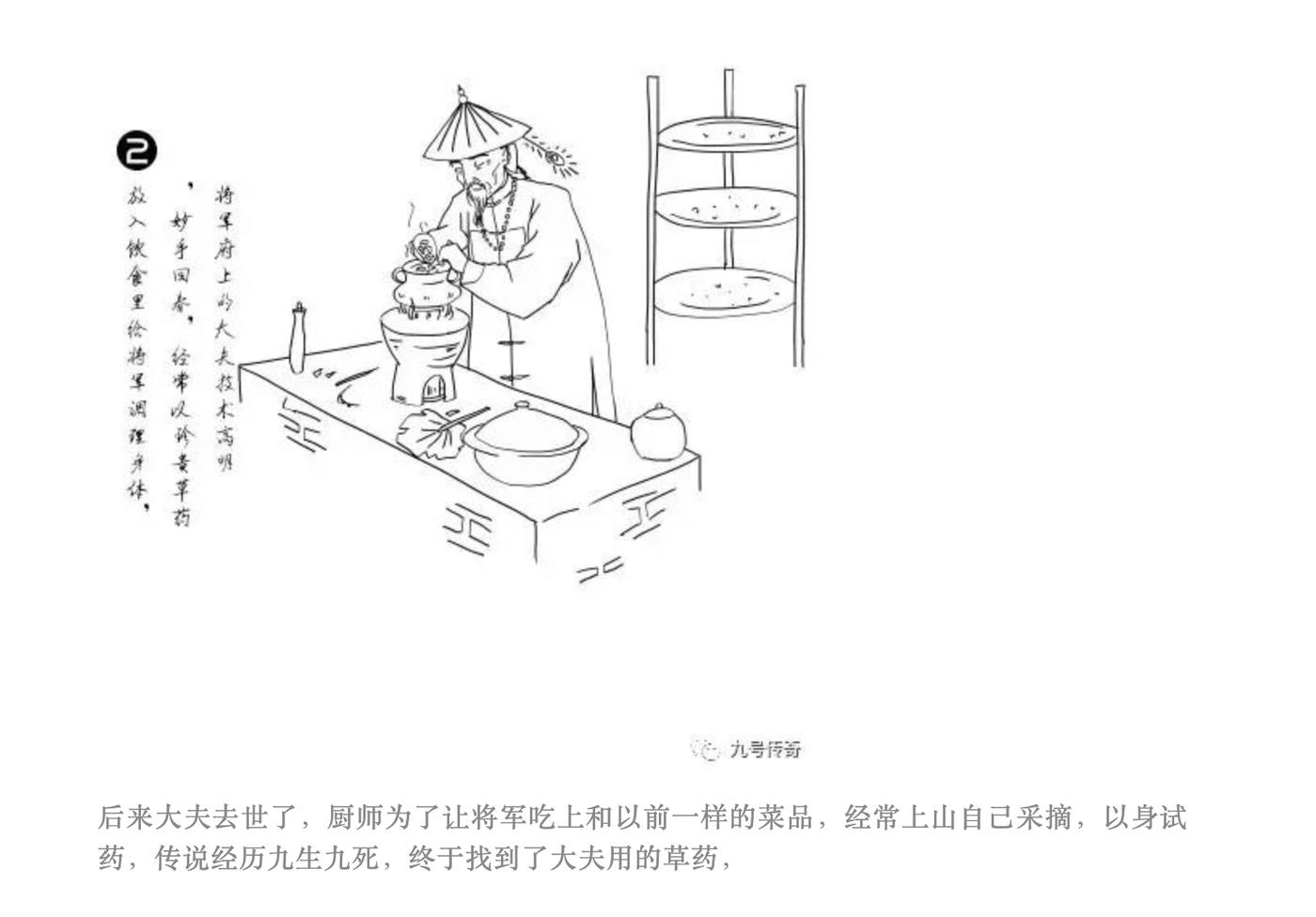 大夫以珍贵草药入膳